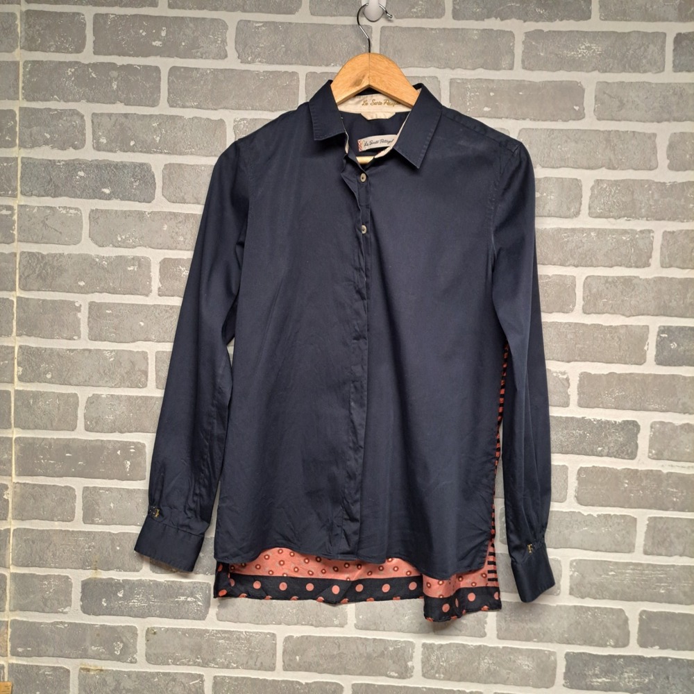 Le Sante Pettegole Womens Button Down Long Sleeve Shirt Size‎ 42